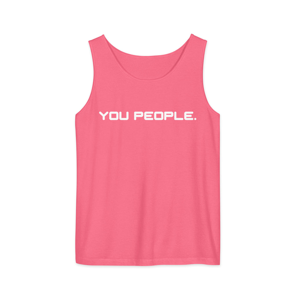 Unisex garment-dyed tank top