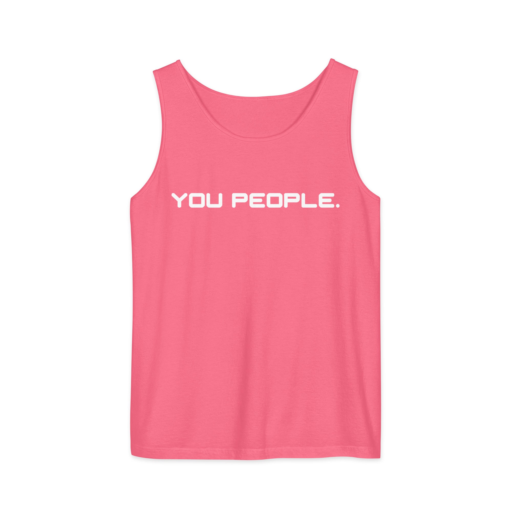 Unisex garment-dyed tank top